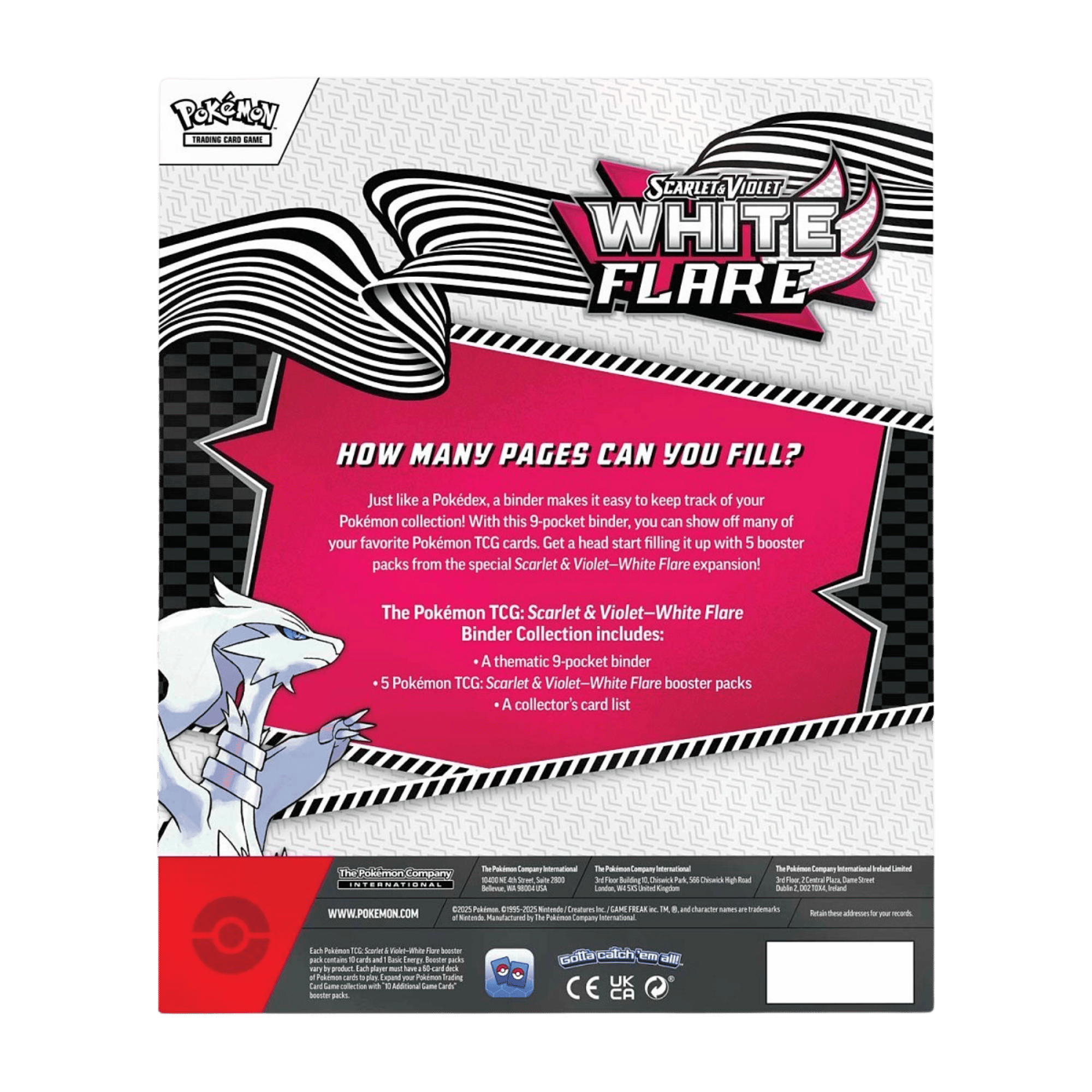 Scarlet & Violet White Flare Binder Collection