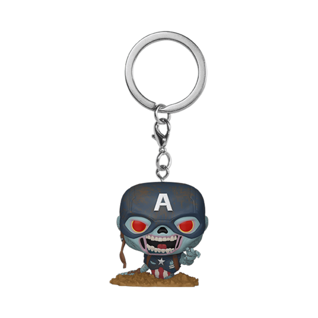 Funko® Pocket Pop! Zombie Captain America Keychain