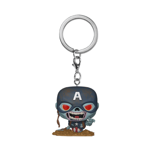 Funko® Pocket Pop! Zombie Captain America Keychain