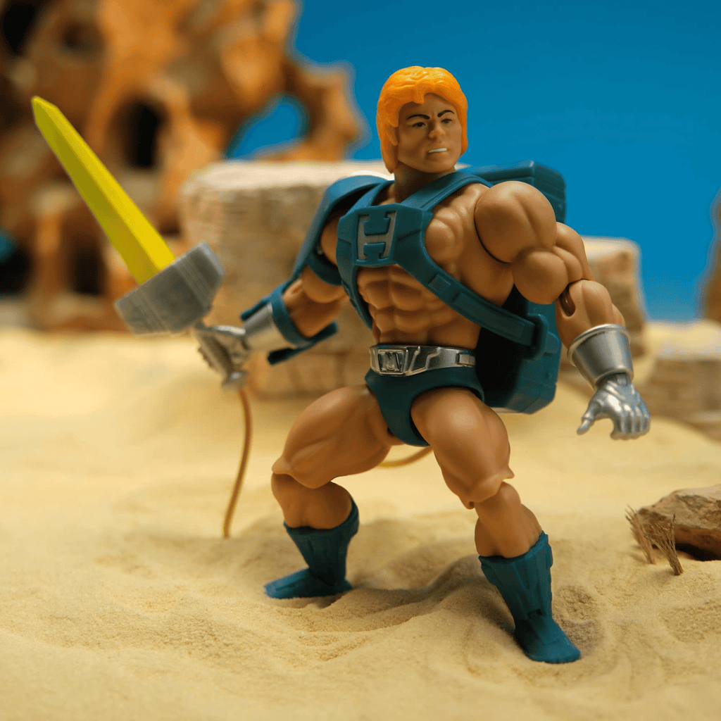 MOTU Origins Deluxe Laser Power He-Man Action Figure